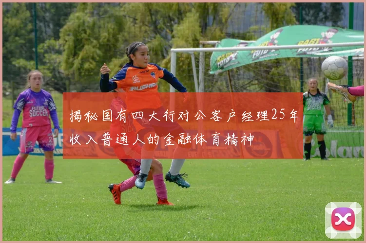 揭秘国有四大行对公客户经理25年收入普通人的金融体育精神